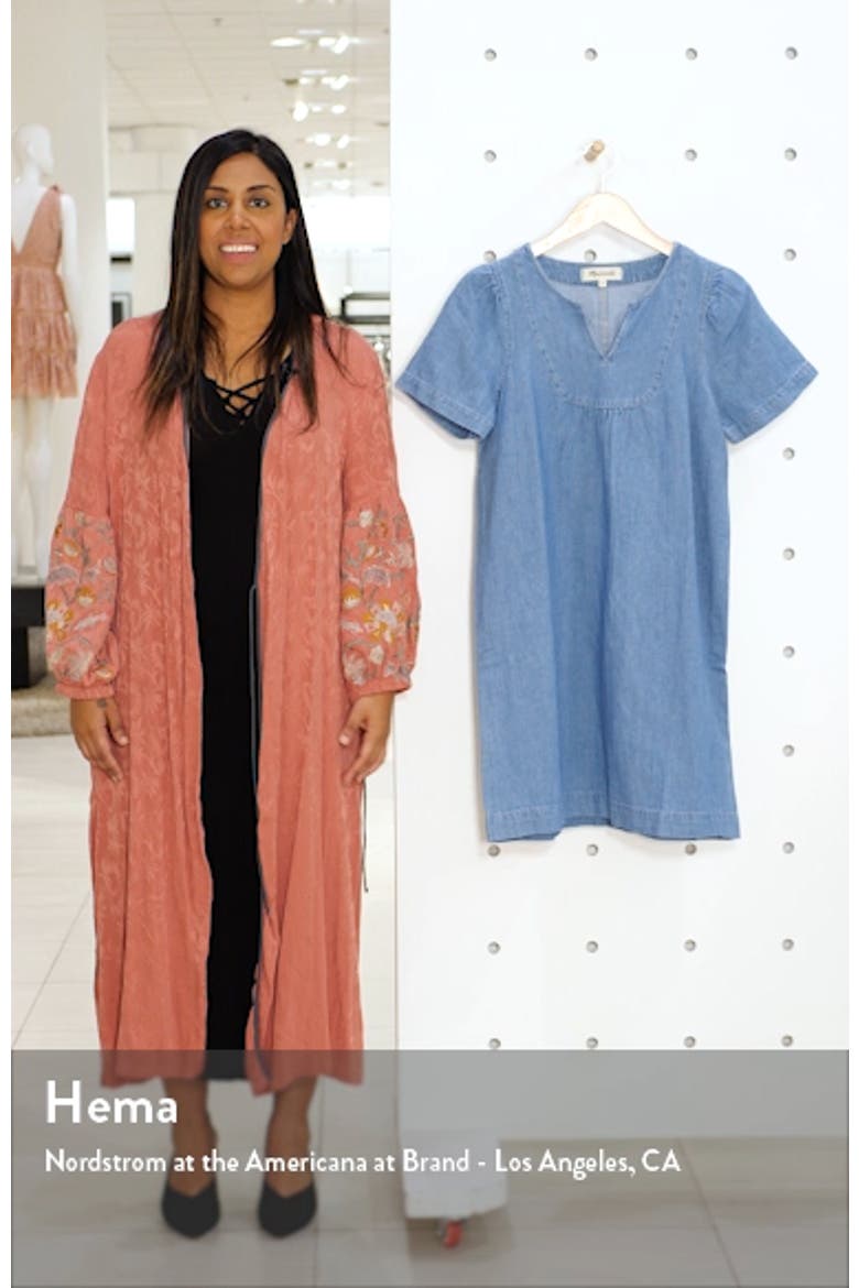 Denim Popover Swing Dress video