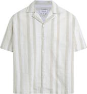 Joe's Dobby Stripe Camp Shirt