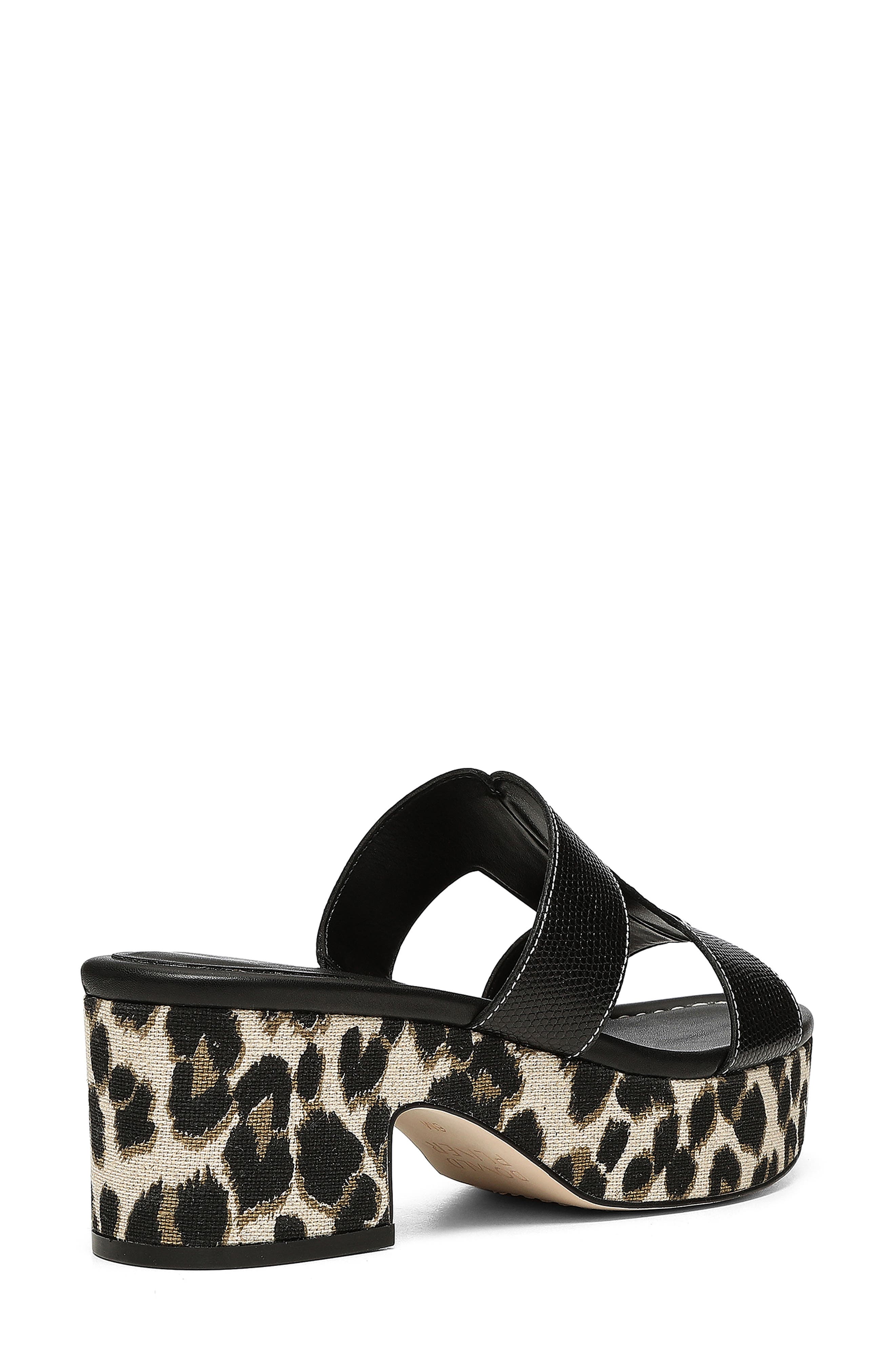 Donald Pliner Disco Lizard Embossed Platform Heeled Sandal, Alternate, color, 