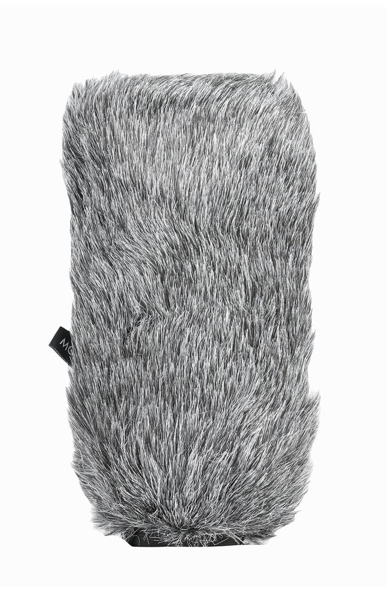MOVO WS-S1000 Furry Outdoor Deadcat Windscreen for Shotgun Microphones up to 7-inch (18cm) Long, Alternate, color, Black