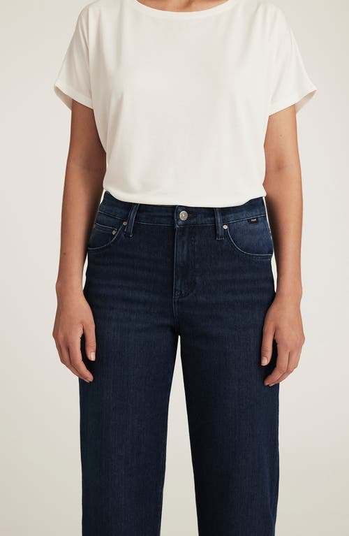 Mavi Jeans Sabrina Mid Rise Wide Leg Jeans In Blue