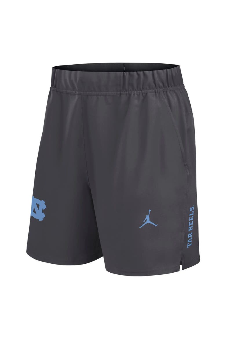 Men's Jordan Brand Gray North Carolina Tar Heels Primetime Woven Victory Performance Shorts, Alternate, color, Gray