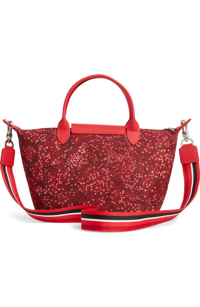 Longchamp Small Le Pliage Floral Print Shoulder Bag, Alternate, color,
