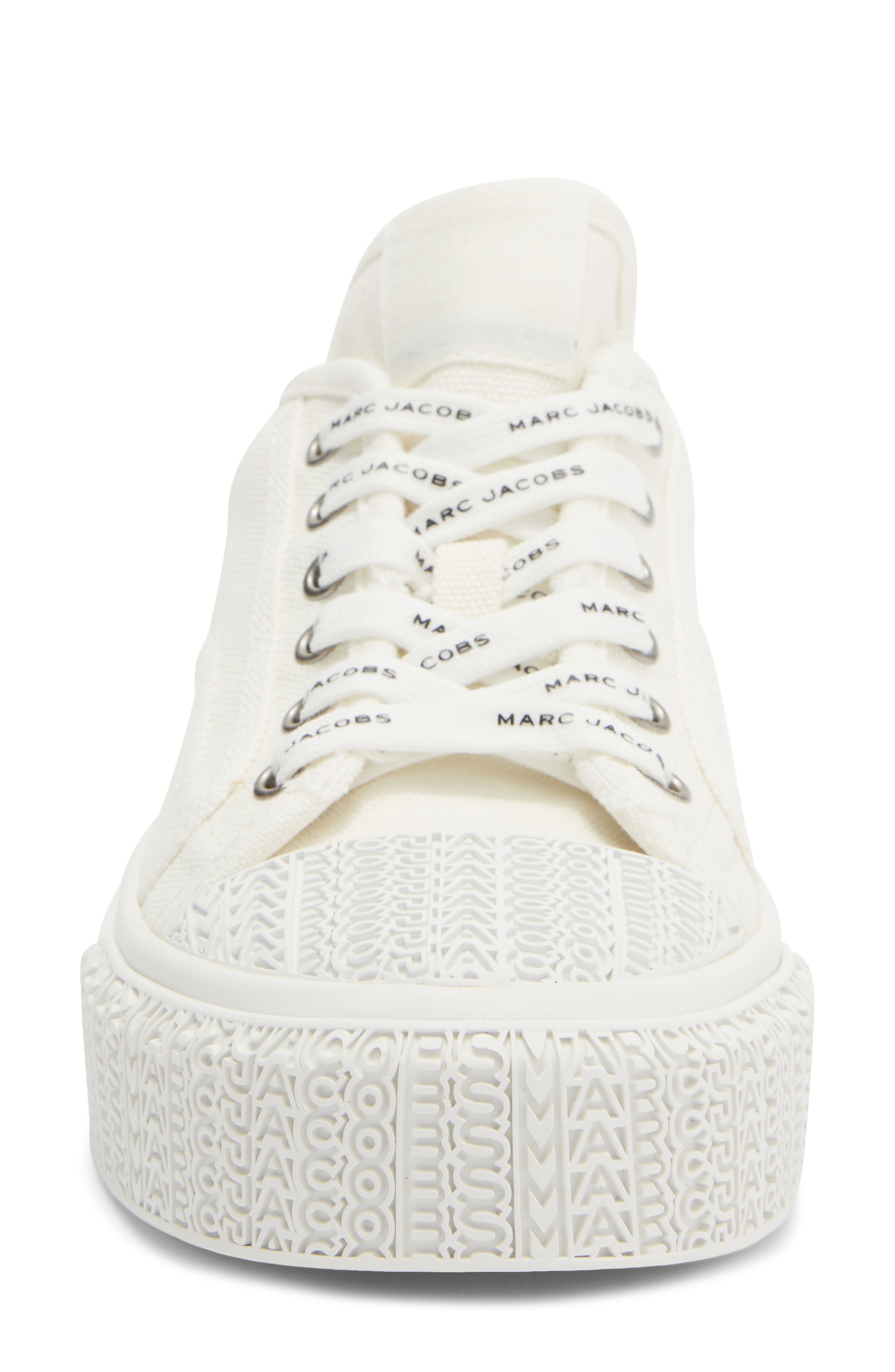 Marc Jacobs The Sneaker, Alternate, color, White/ Black