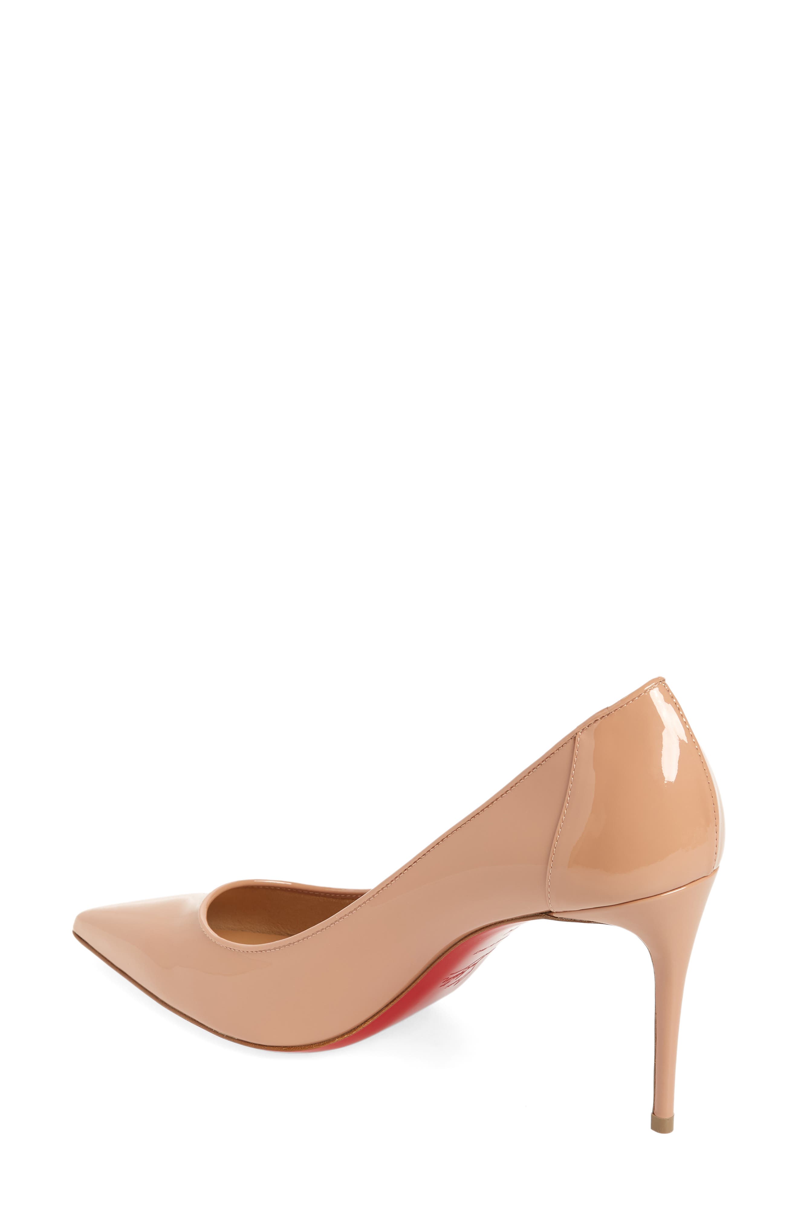 Sporty Kate Pointed Toe Pump, Alternate, color, NUDE