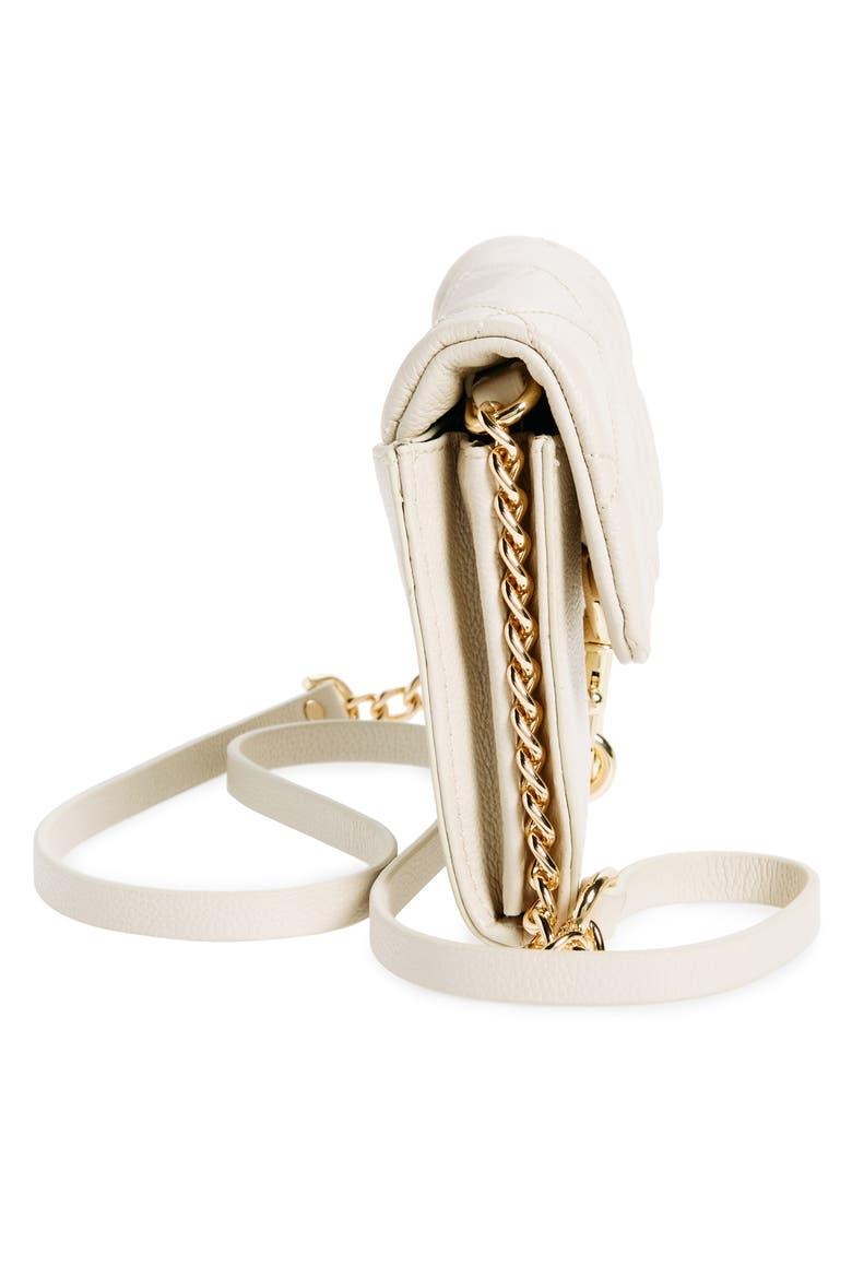 Edie Wallet on a Chain, Alternate, color, PEARL