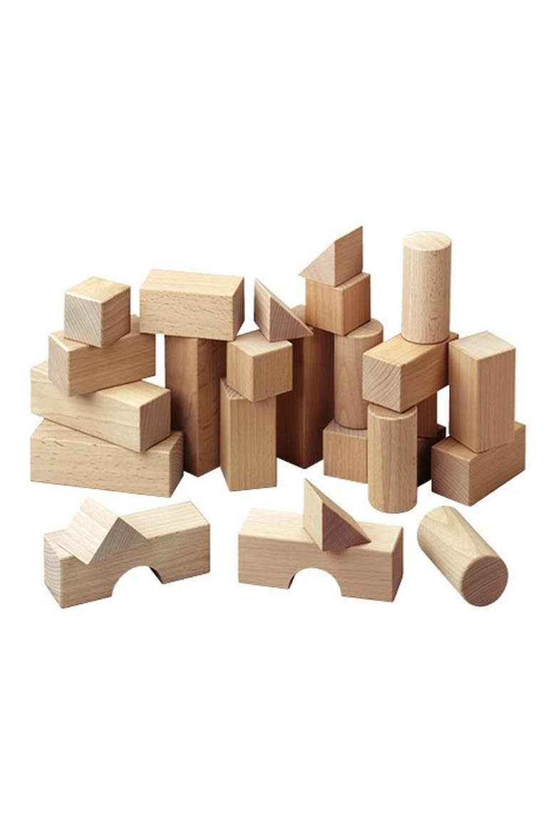 Basic Building Blocks 26 Piece Starter Set, Alternate, color, BROWN