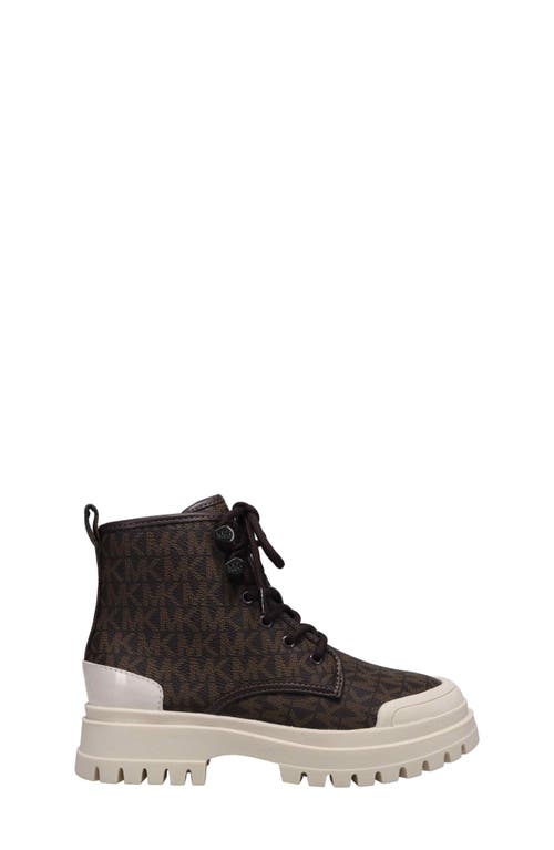 Michael Michael Kors Kids' Payton High Top Sneaker In Brown/vanilla