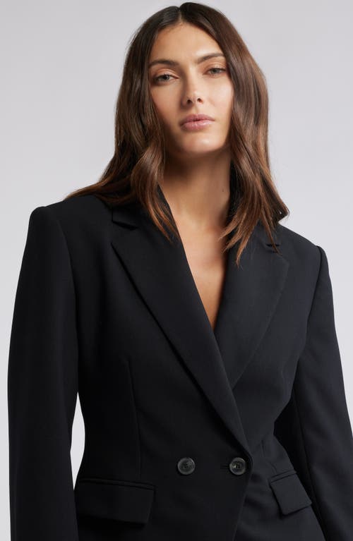 Open Edit The Icon Hourglass Blazer In Black