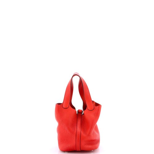 Pre-owned Hermes Hermes Picotin Lock Bag Clemence Pm