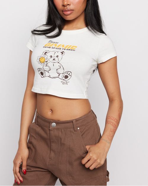 Samii Ryan Gimmie Space Baby Tee In White
