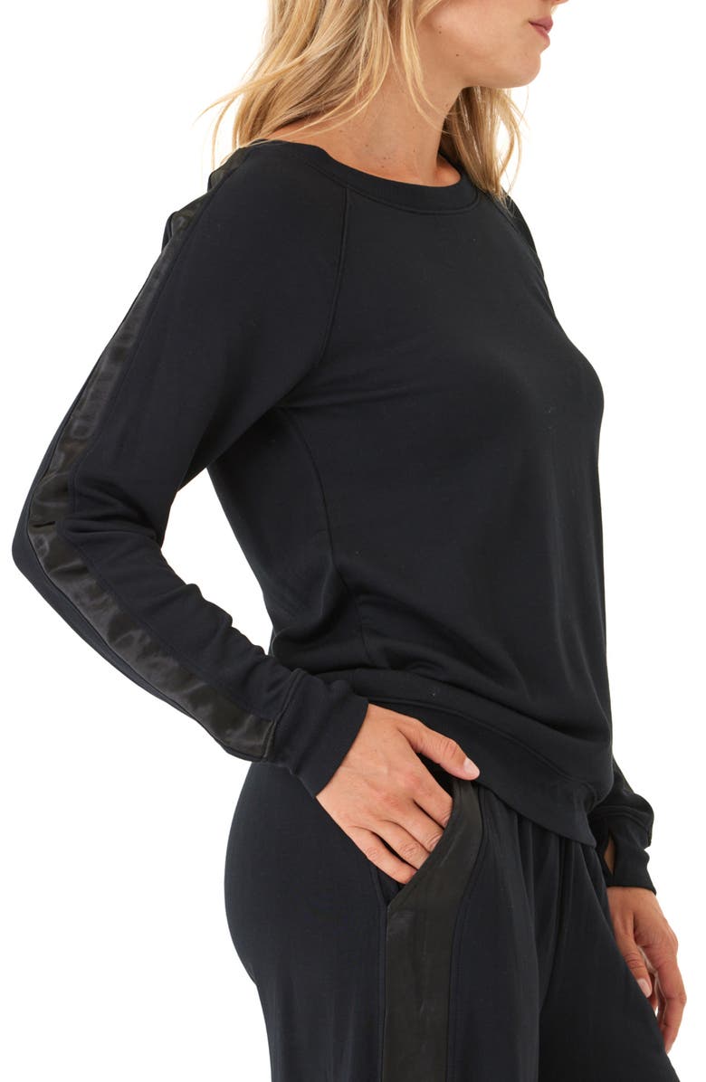 Threads 4 Thought Priscilla Feather Fleece Sweatshirt, Alternate, color, Black