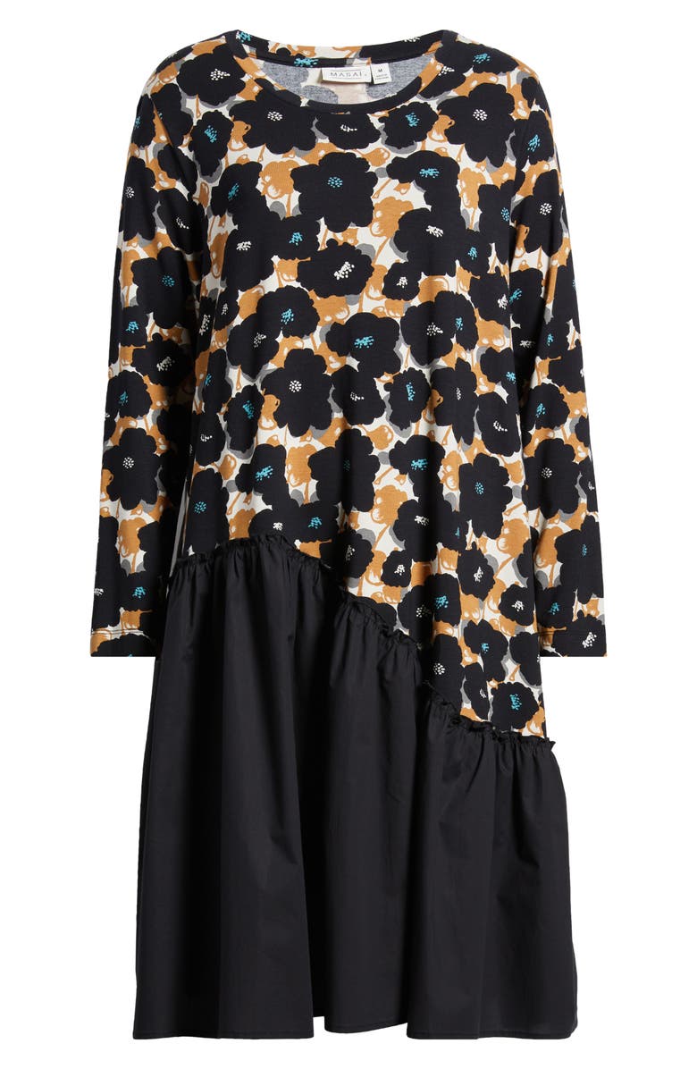 Masai Copenhagen Nellina Long Sleeve Trapeze Dress, Alternate, color, 