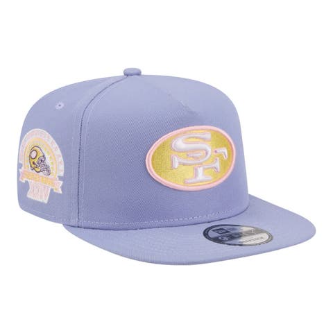 Men's New Era  Lavender San Francisco 49ers Bloom A-Frame 9FIFTY Snapback Hat