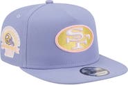 New Era Men's New Era Lavender San Francisco 49ers Bloom A-Frame 9FIFTY Snapback Hat