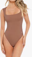 Popilush Shapewear Cloudsense Sleeveless Square Neck Bodysuit