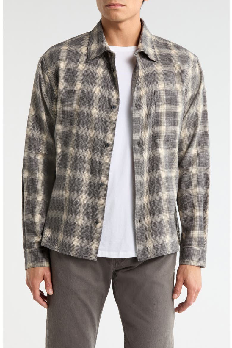 mens tartan plaid dress shirt Men's Calder Long Sleeve Button Down Holiday Luxury Tartan Plaid Shirt, Forest, M