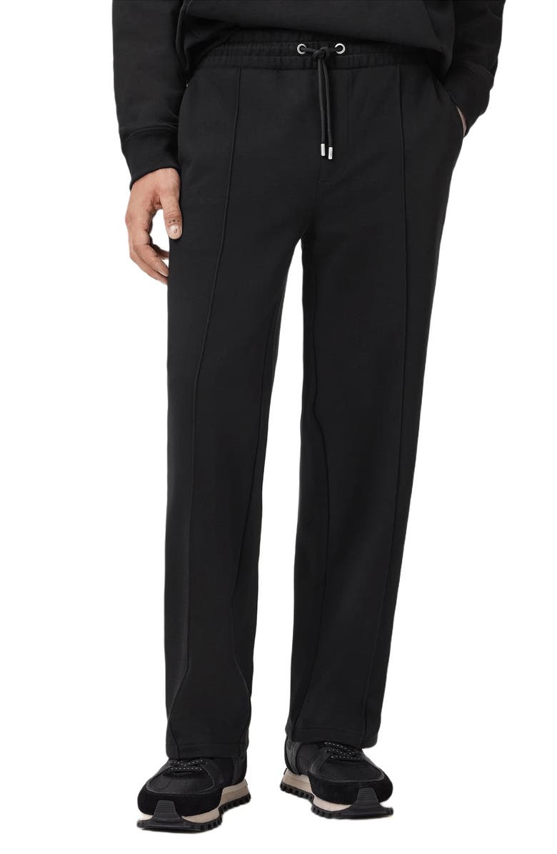 AllSaints Milo Tie Waist Sweatpants, Main, color, Jet Black