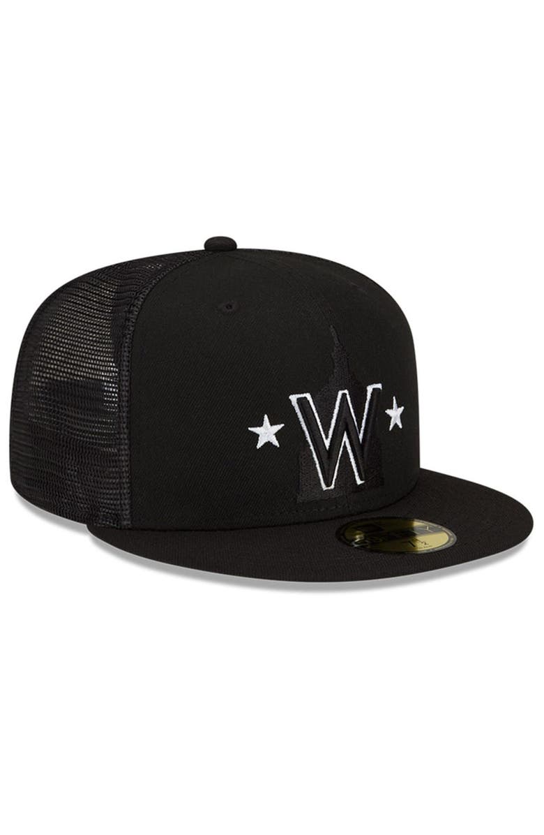 New Era Men's New Era Black Washington Nationals 2023 Batting Practice 59FIFTY Fitted Hat, Alternate, color,