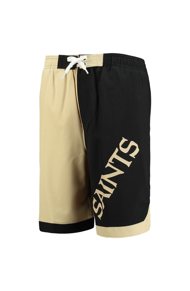 Outerstuff Youth Gold/Black New Orleans Saints Conch Bay Board Shorts, Alternate, color, Gold