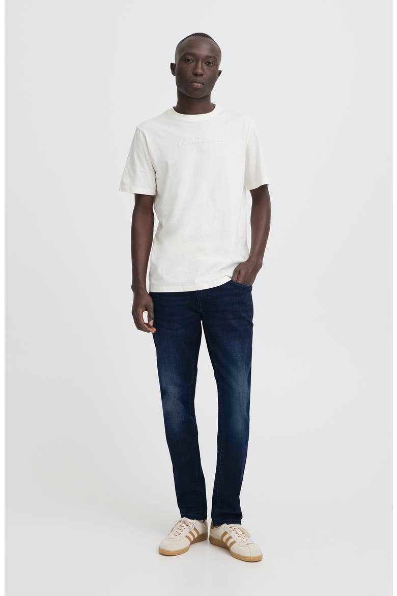 Slim Straight Leg Jeans, Alternate, color, DENIM DARK BLUE