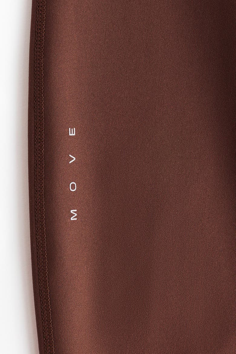 Running Leggings With Shapemove, Alternate, color, Sepia brown