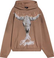 Represent British Cowboys Cotton Graphic Hoodie