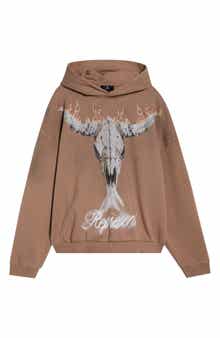 British Cowboys Cotton Graphic Hoodie