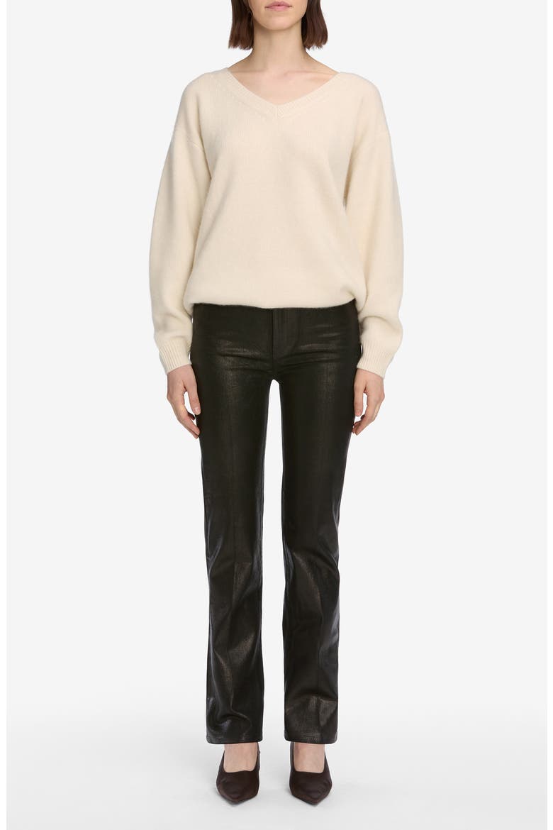 Le Sleek High Waist Ankle Straight Leg Jeans, Alternate, color, MOOD RING COATED