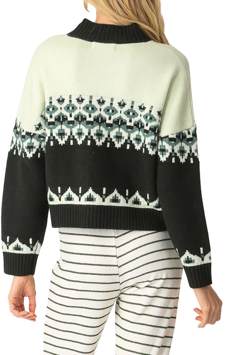 Electric & Rose Rudi Fair Isle Merino Wool & Cashmere Blend Cardigan, Alternate, color,