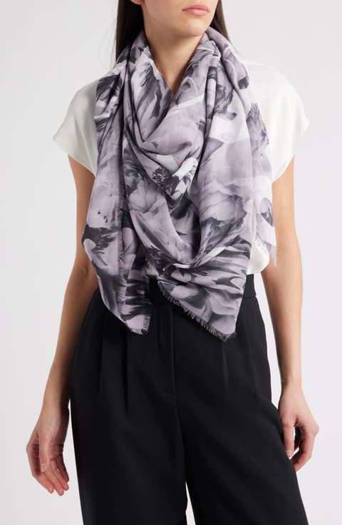 Bloom Blush Square Scarf