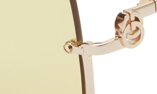 GUCCI GUCCI 54MM HALF RIM SUNGLASSES