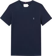 Les Deux Cotton Piqué Crewneck T-Shirt