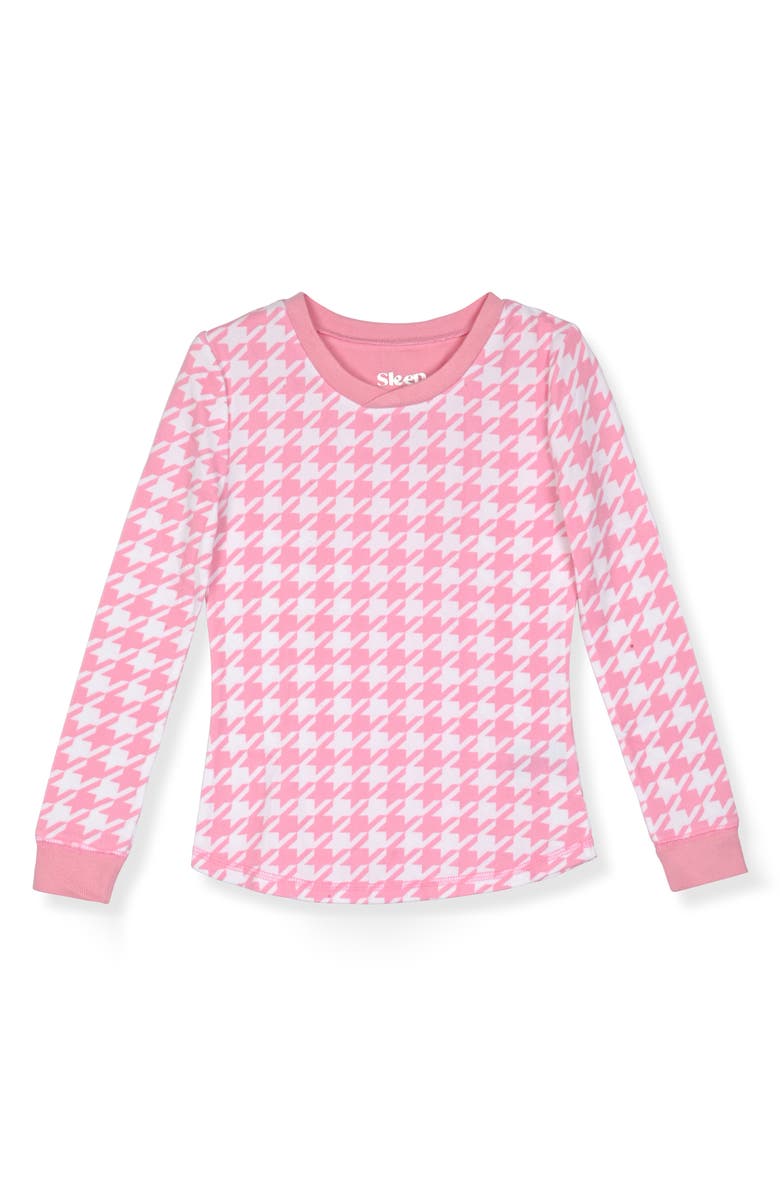 SLEEP ON IT Kids' Tight Fit Long Pajamas & Scrunchie Set, Alternate, color, 