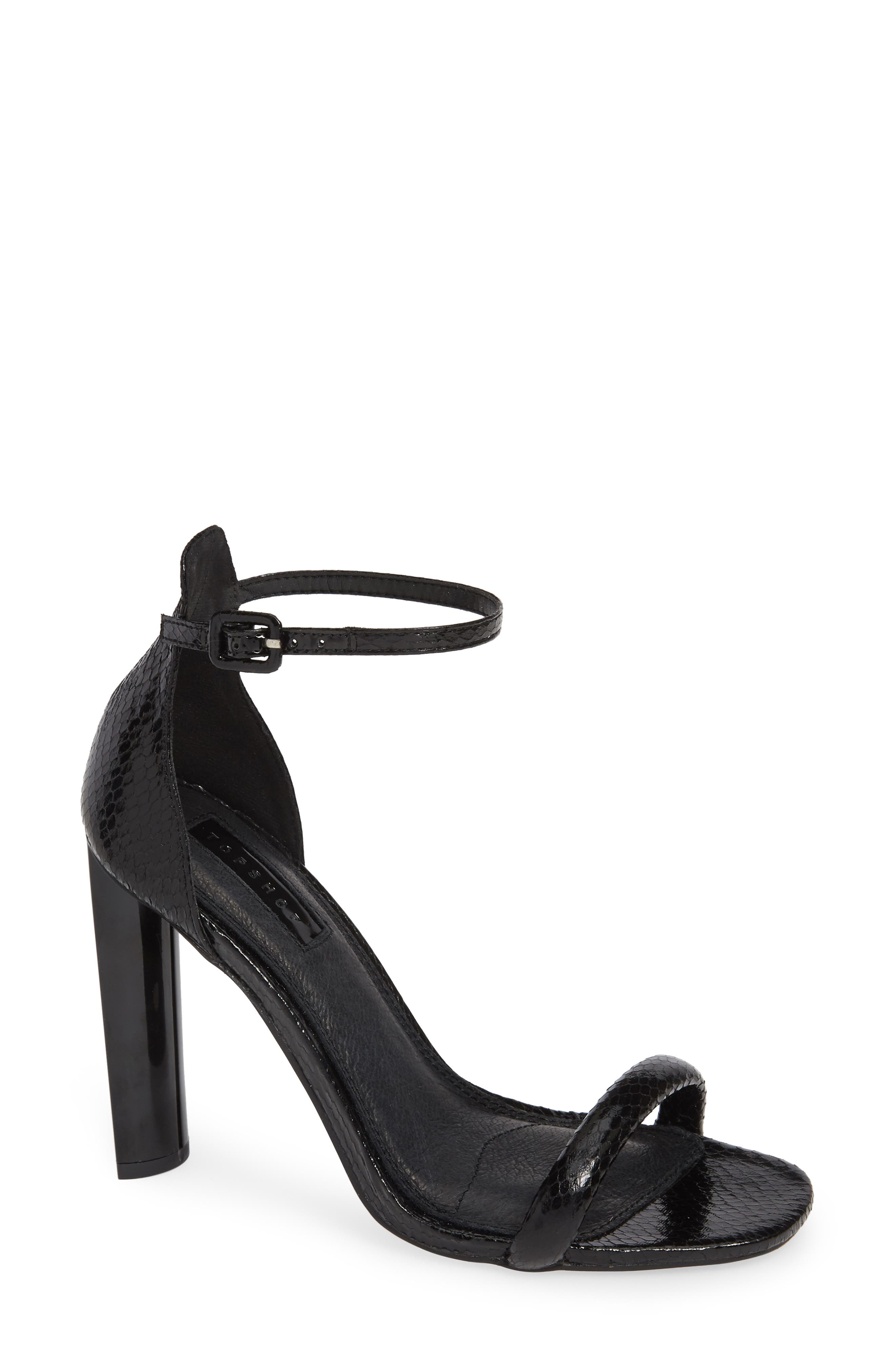 Topshop Robyn Ankle Strap Sandal, Main, color, 