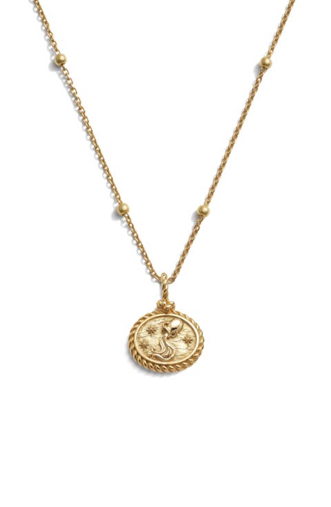 Zodiac Pendant Necklace