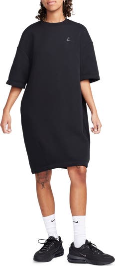 Nike Tech Fleece Oversize T-Shirt Dress | Nordstrom