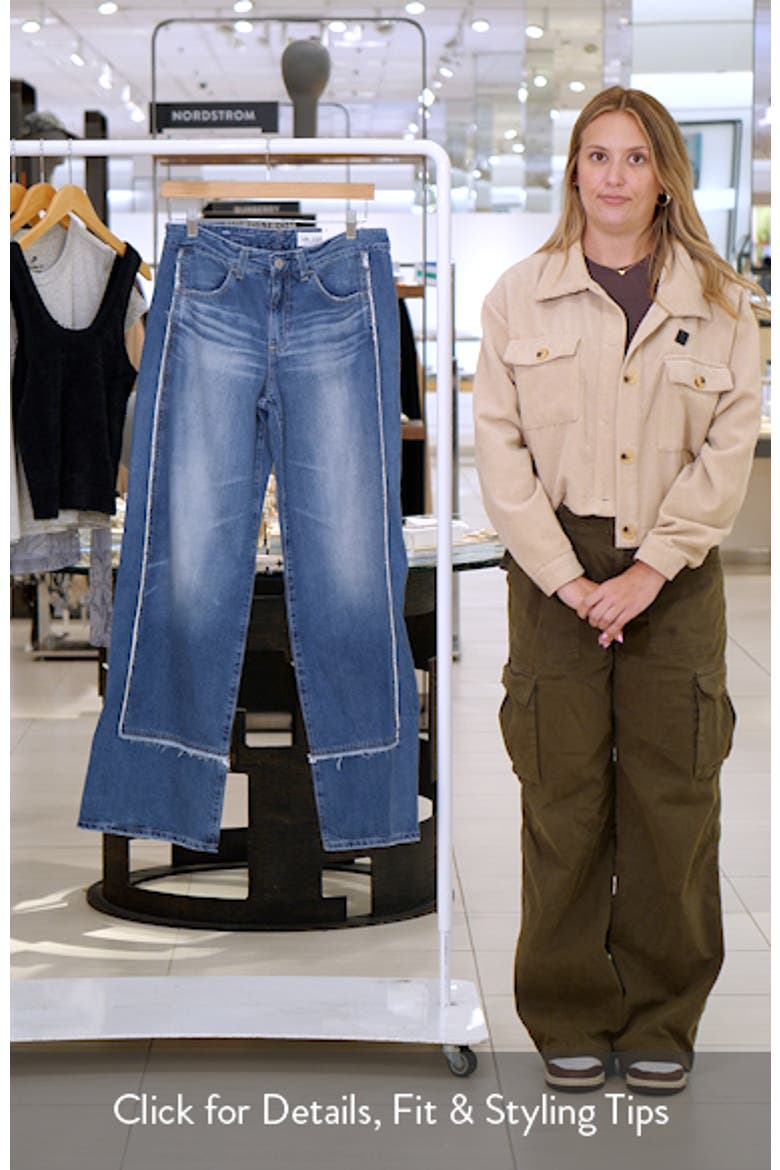 Adria Low Rise Baggy Wide Leg Jeans video