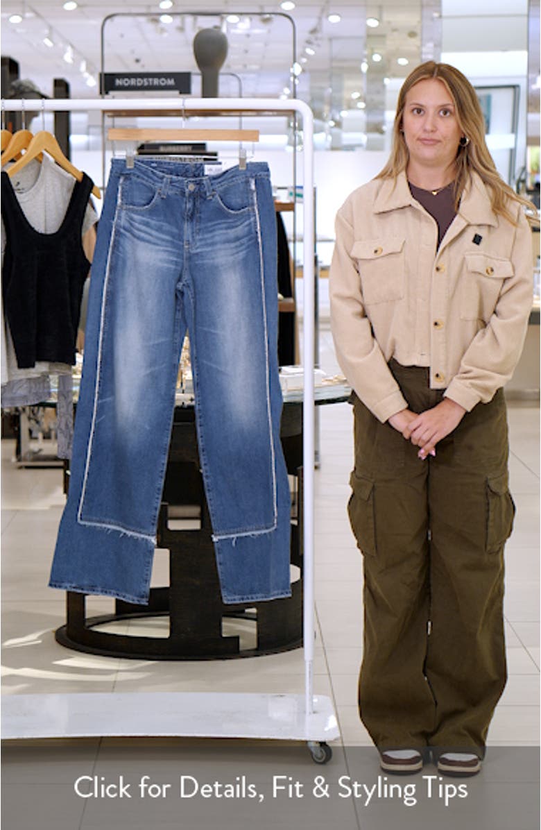 Adria Low Rise Baggy Wide Leg Jeans, sales video thumbnail