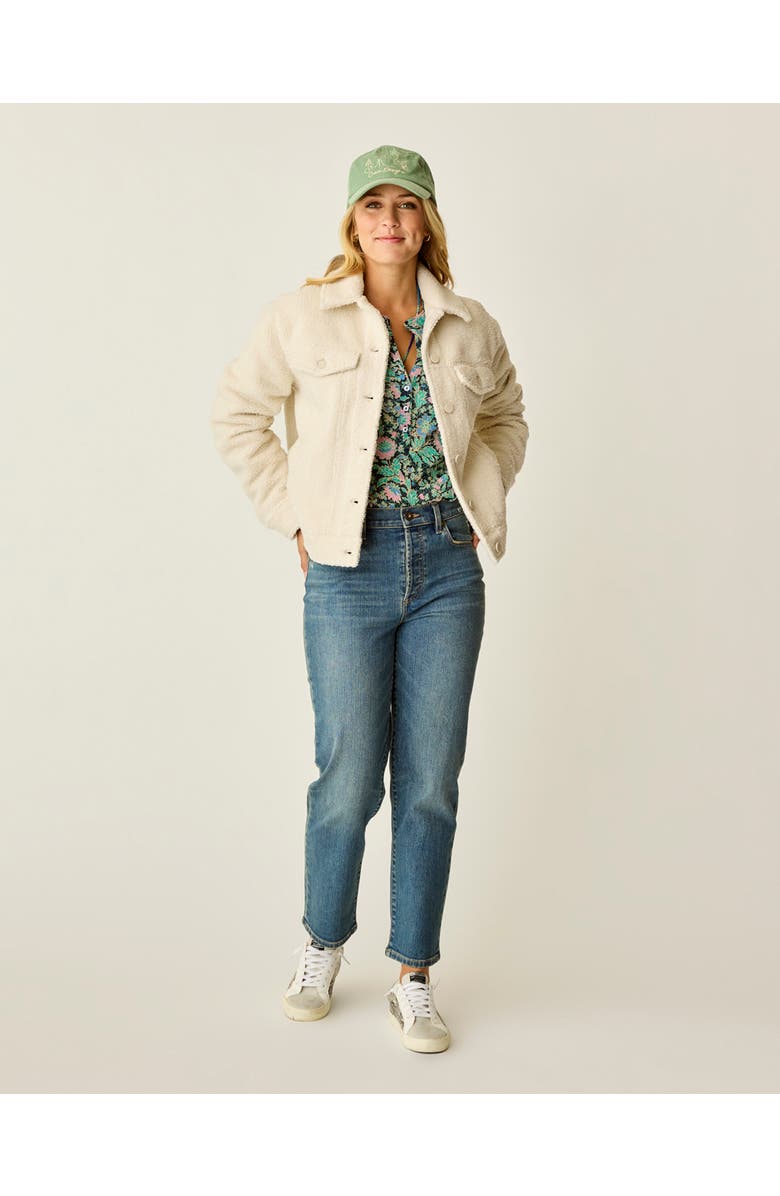 Carve Designs Rhea Boucle Trucker, Alternate, color, Birch