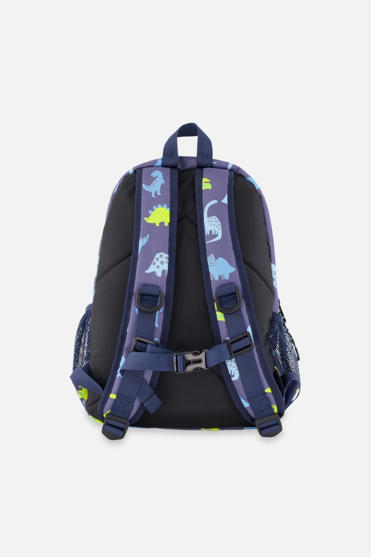 Deux par Deux Dinos Multi-Compartment Backpack, Alternate, color, Blue Printed Dinos