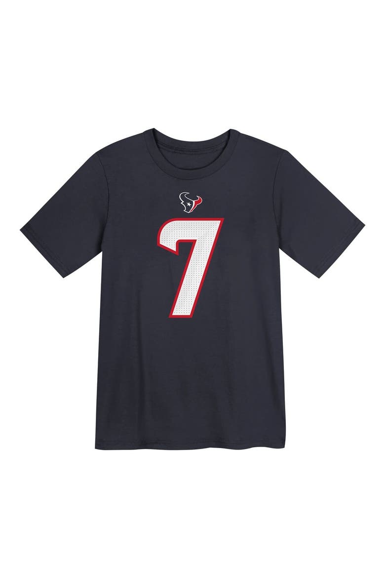 Preschool Nike C.J. Stroud Navy Houston Texans Player Name & Number T-Shirt, Alternate, color, Navy
