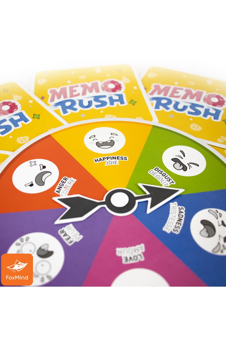 FoxMind Memo Rush Foxmind Games, The Matching Memory Game Of Emotions, Alternate, color, Multicolored