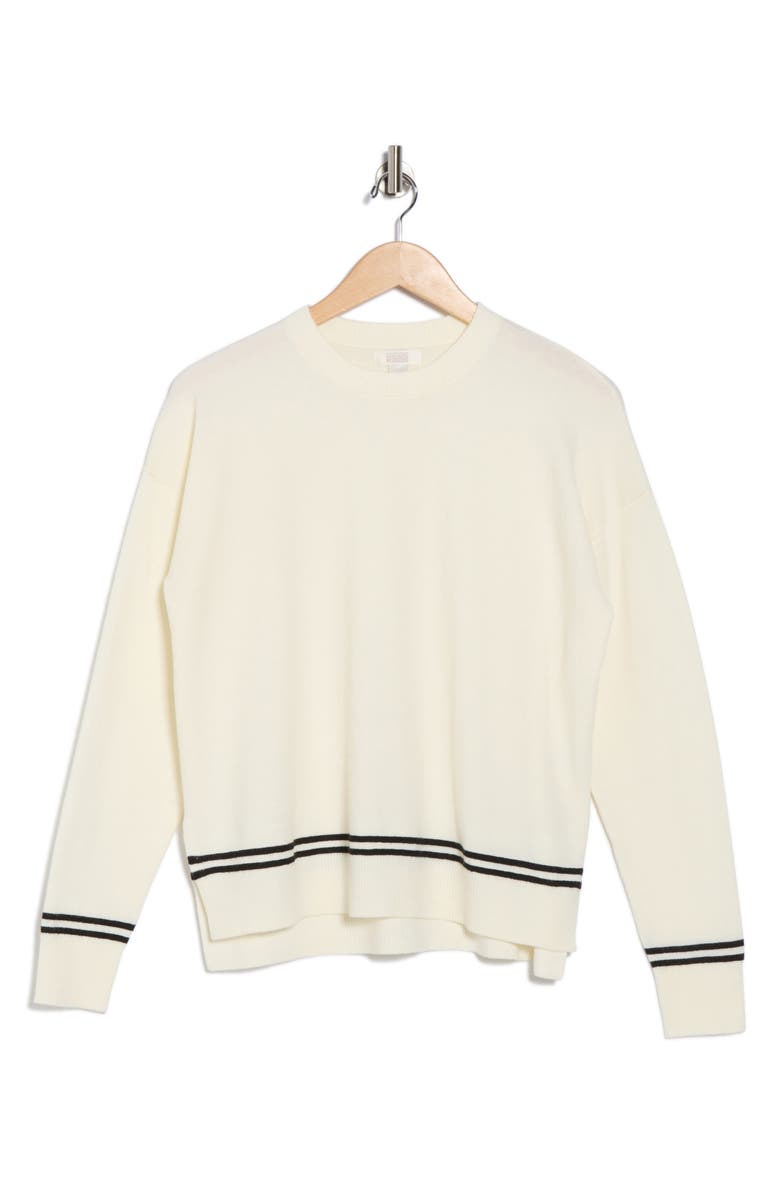 Tipped Crewneck Sweater