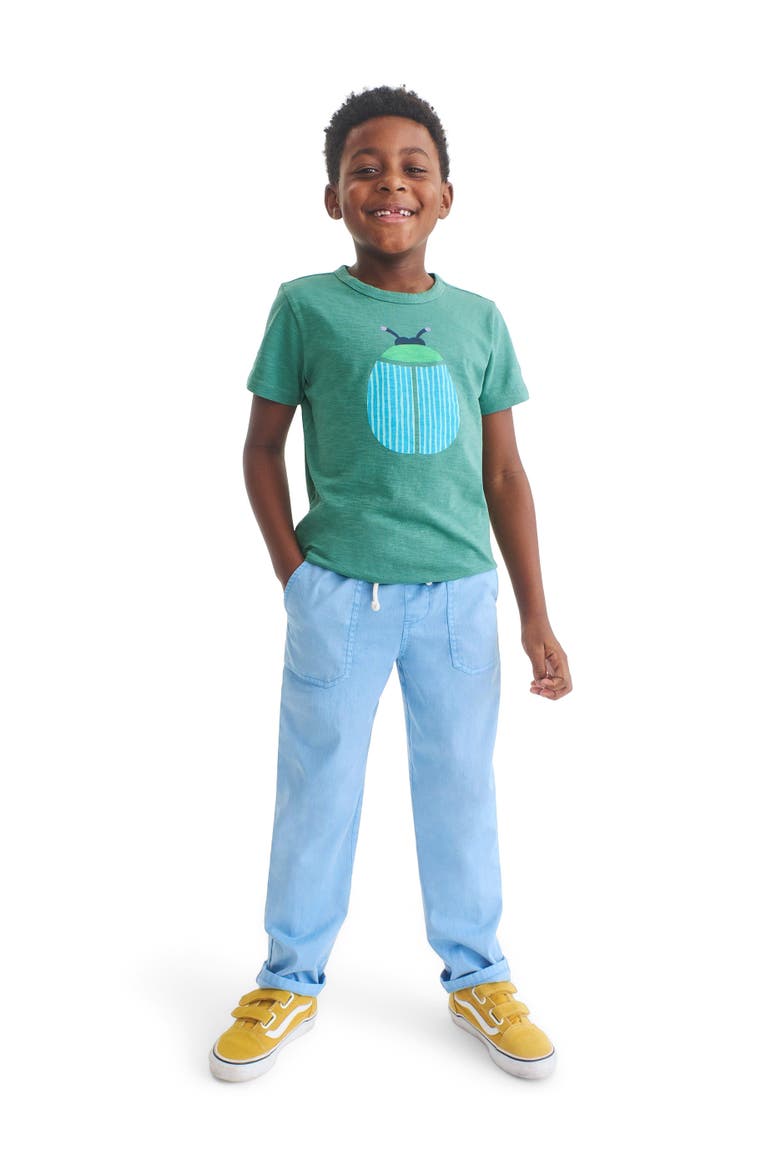 Kids Beetle Tee, Alternate, color, Sunwashed Teal Beetle