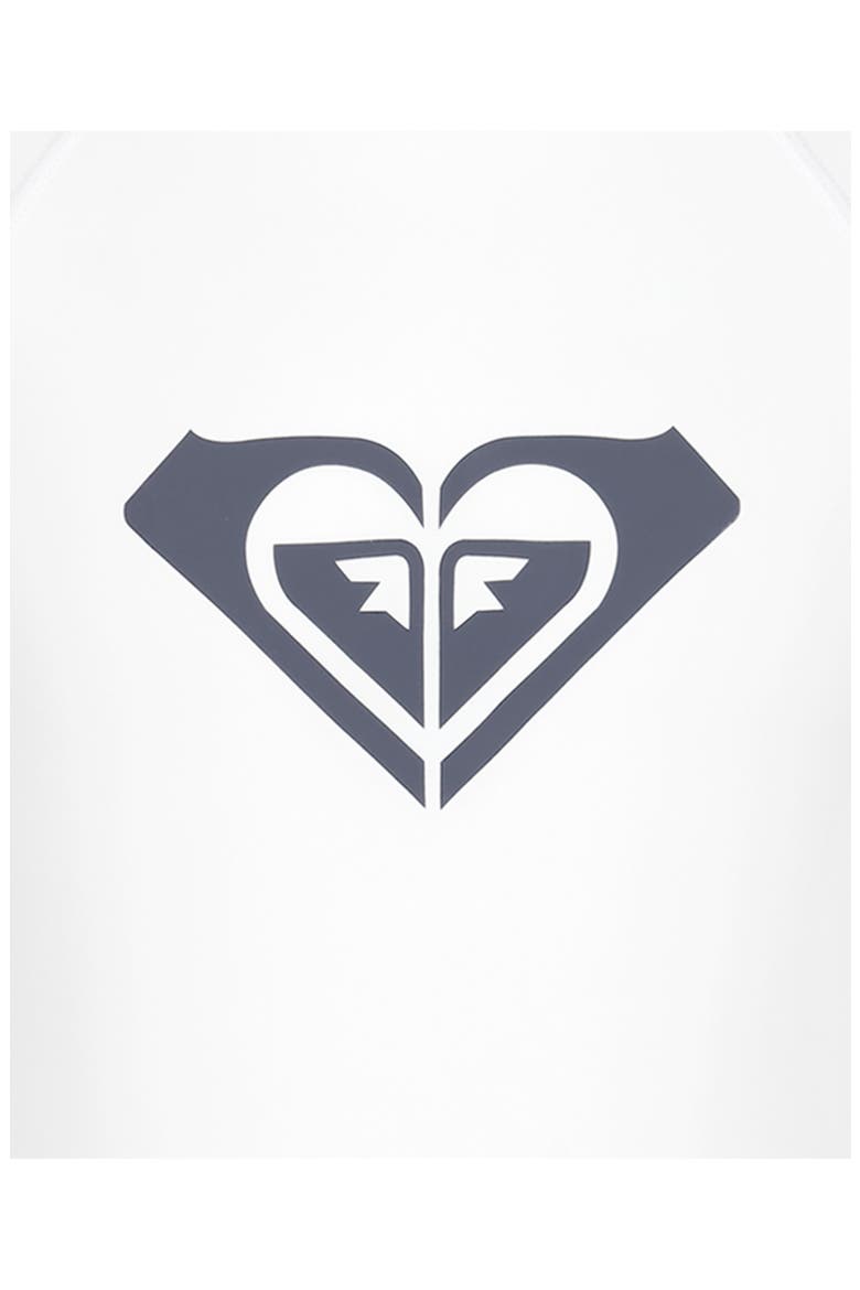 Kids' Whole Hearted Long Sleeve Rashguard, Alternate, color, BRIGHT WHITE
