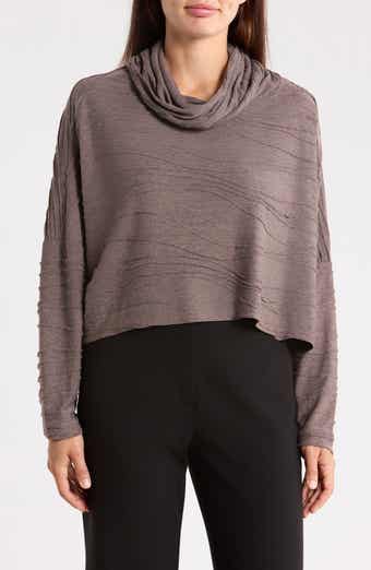 Wavy Cowl Neck Top