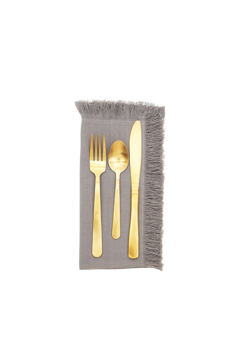 Briella Napkin Collection, Alternate, color, Grey
