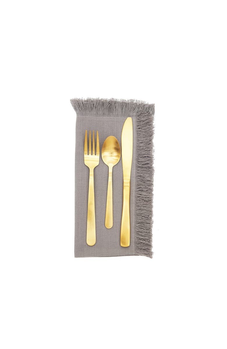 carol & frank Briella Napkin Collection, Alternate, color, Grey