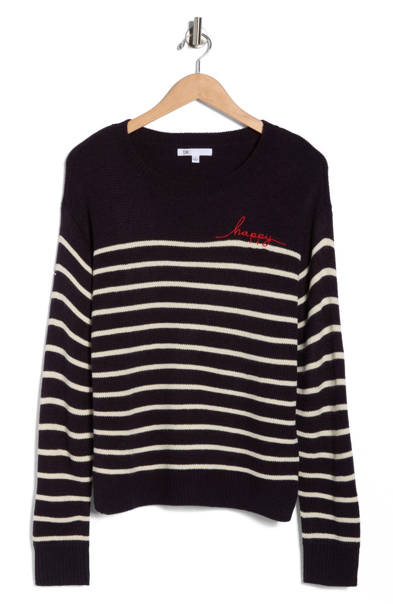 Daniel Rainn Love Sweater, Main, color, Navy